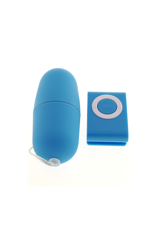 Vibračné vajíčko  MP3 - modré