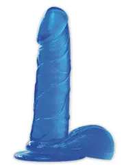 Dildo REAL RAPTURE 6,5" - modré