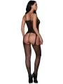 Bodystocking BLACK SEAMLESS WEDDING NIGHT CAMI