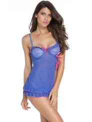 Košieľka BLUE SEXY NIGHT LACE CUP