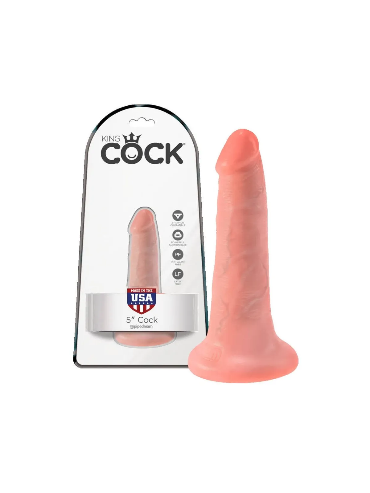 Dildo s prísavkou KINK COCK 5 inch