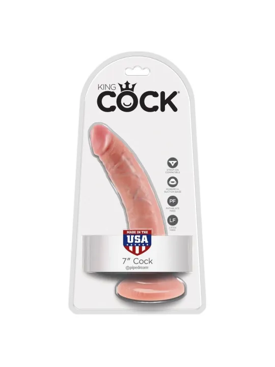 Dildo s prísavkou KING COCK 7