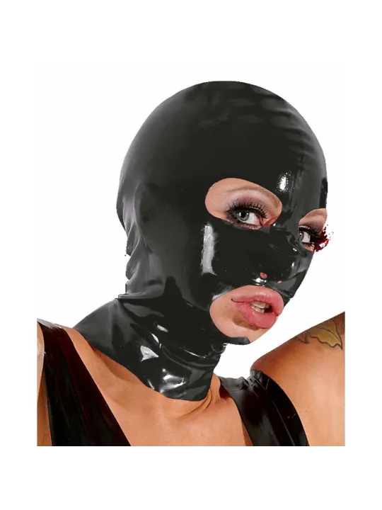 Latexová maska LATEX MASK-čierna