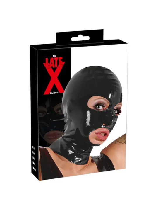 Latexová maska LATEX MASK-čierna