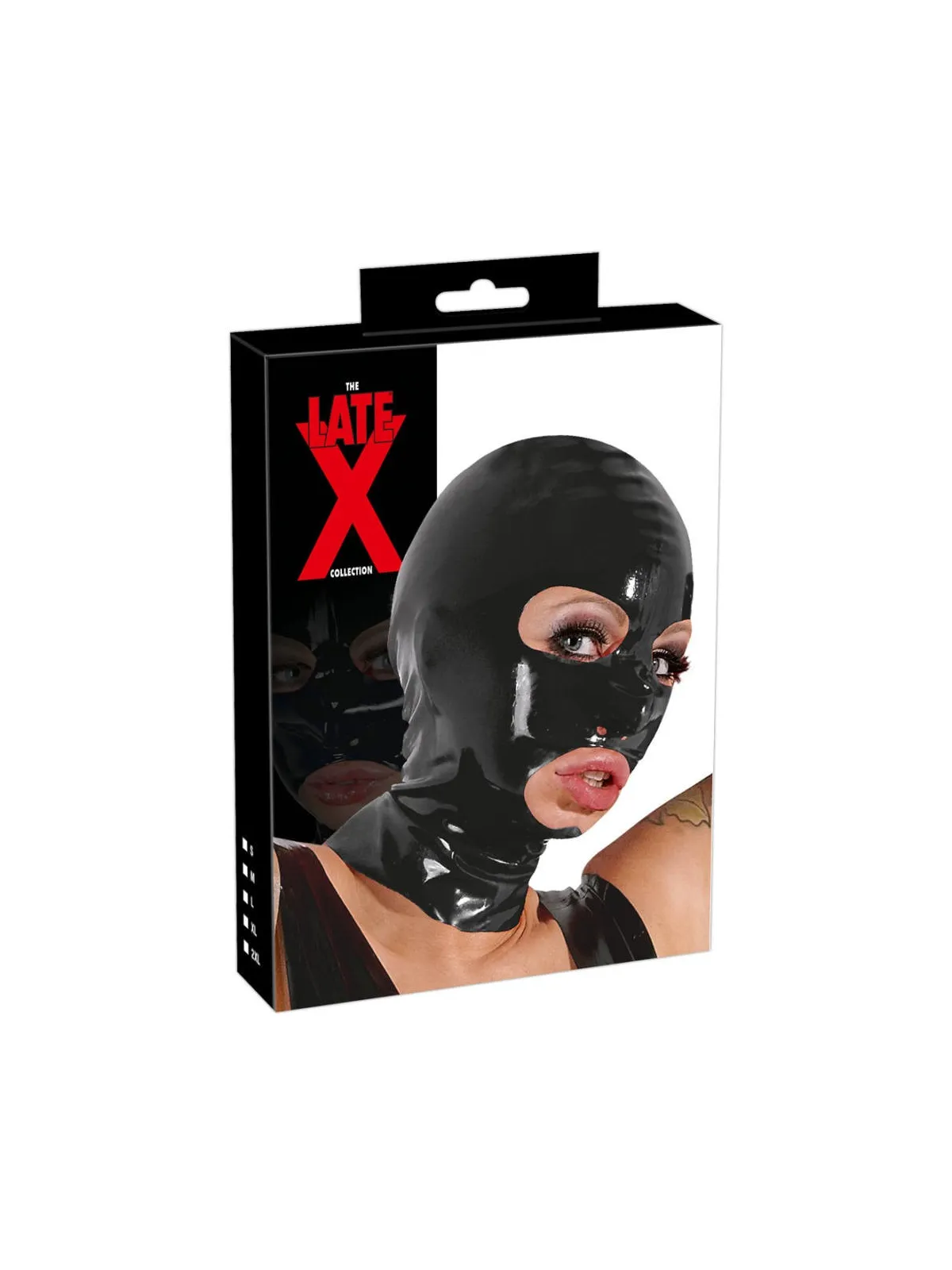 Latexová maska LATEX MASK-čierna