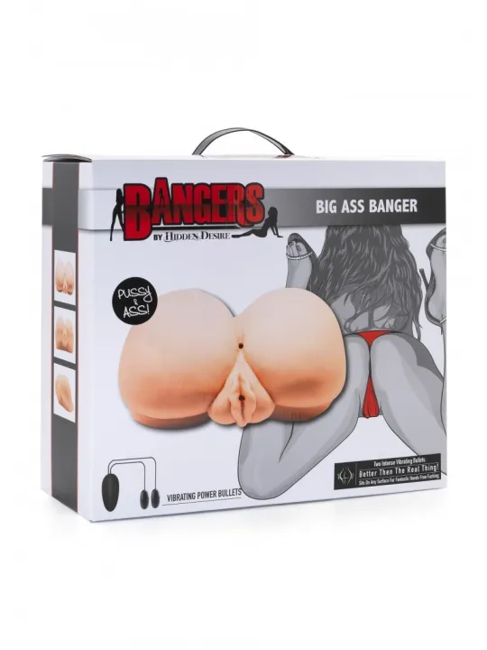 Umelá vagína BANGERS BIG ASS BANGER VIBRATING SKIN