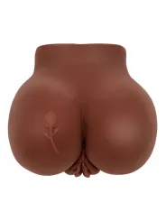 Umelá vagína BANGERS BIG ASS BANGER VIBRATING BROWN