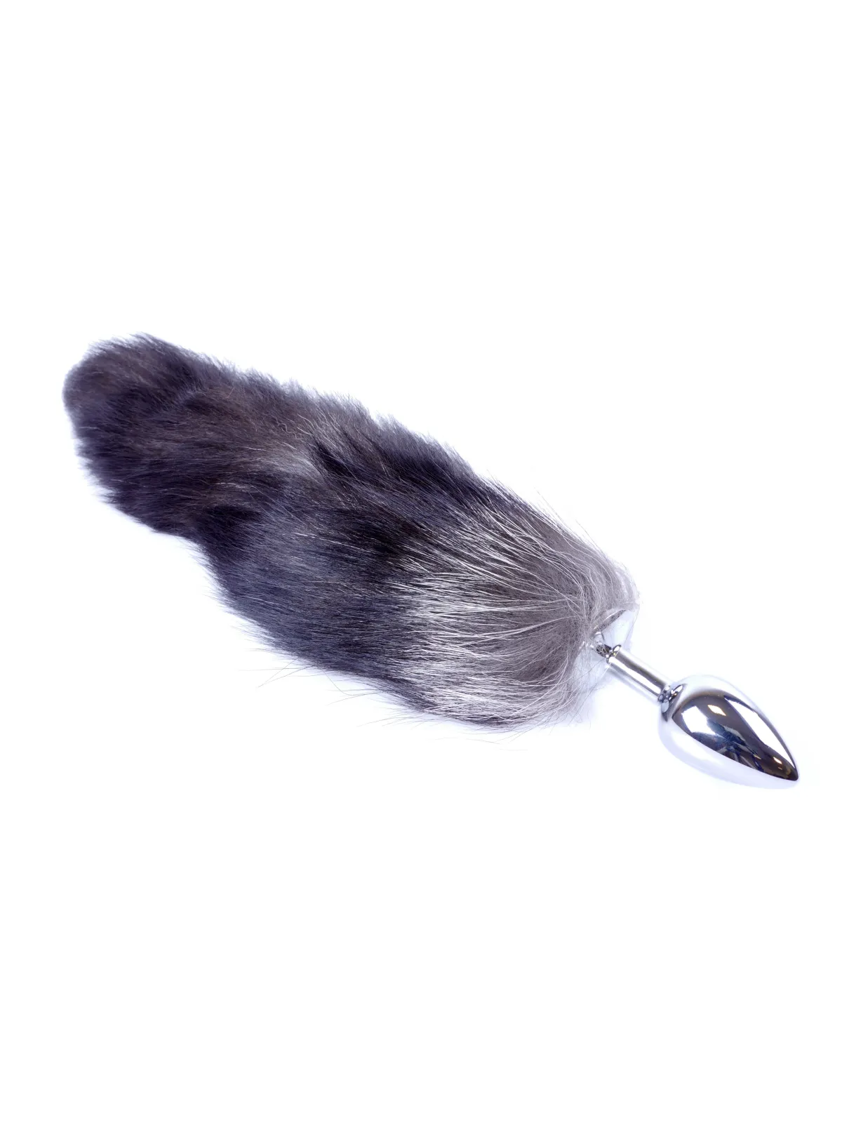 Análny kolík s chvostom FOX TAIL BLACK XXL