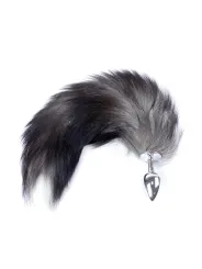 Análny kolík s chvostom FOX TAIL BLACK XXL