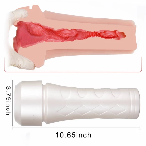 Realistická 3D vagína TRACYS DOG 3D STROKER biela
