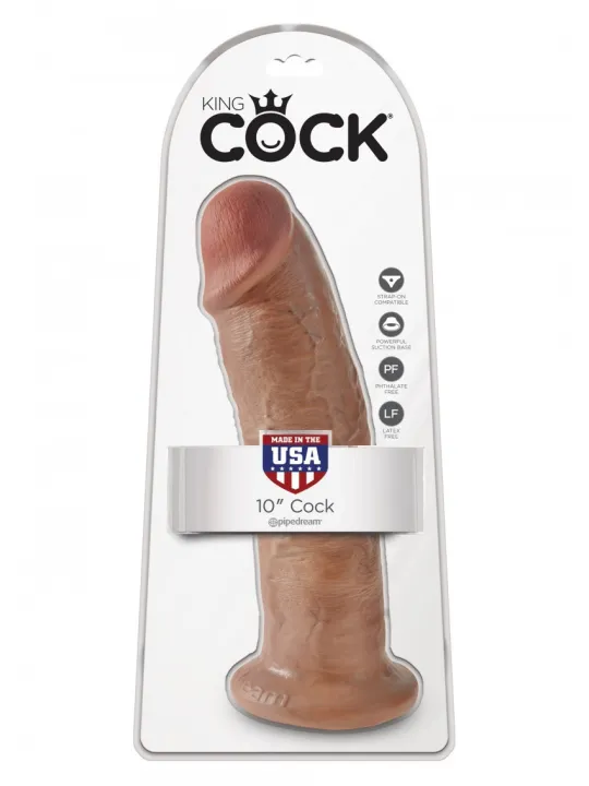 Realistické dildo s prísavkou KING COCK 10