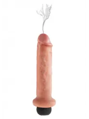 Striekajúce realistické dildo KING COCK 7 SQUIRTING