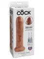 Realistické dildo s prísavkou KING COCK 7 UNCUT