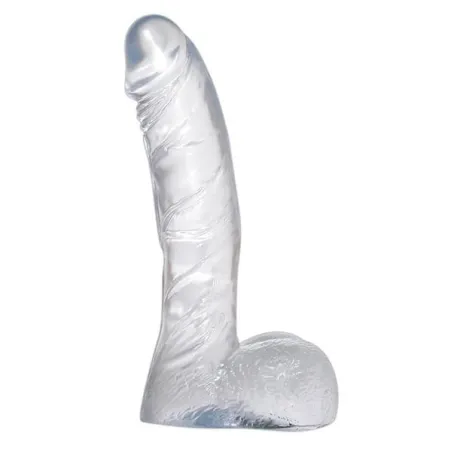 Dildo s prísavkou CRYSTAL CLEAR DONG S