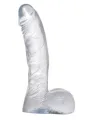 Dildo s prísavkou CRYSTAL CLEAR DONG S