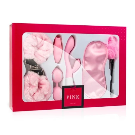 Erotická sada LOVEBOXXX I LOVE PINK GIFT BOX