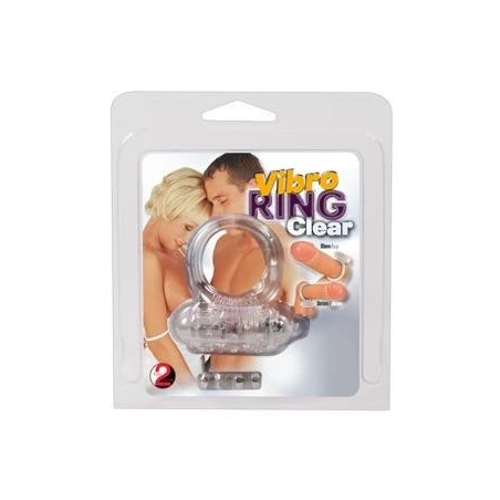 Krúžok na penis YOU2TOYS VIBRO RING CLEAR