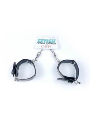 Putá HANDCUFFS WITH CRISTALS SILVER