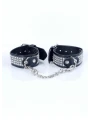 Putá HANDCUFFS WITH CRISTALS SILVER