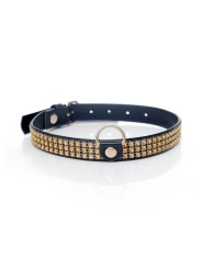 Obojok COLLAR CRYSTALS GOLD 2cm