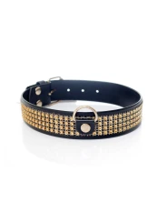 Obojok COLLAR CRYSTALS GOLD 3cm