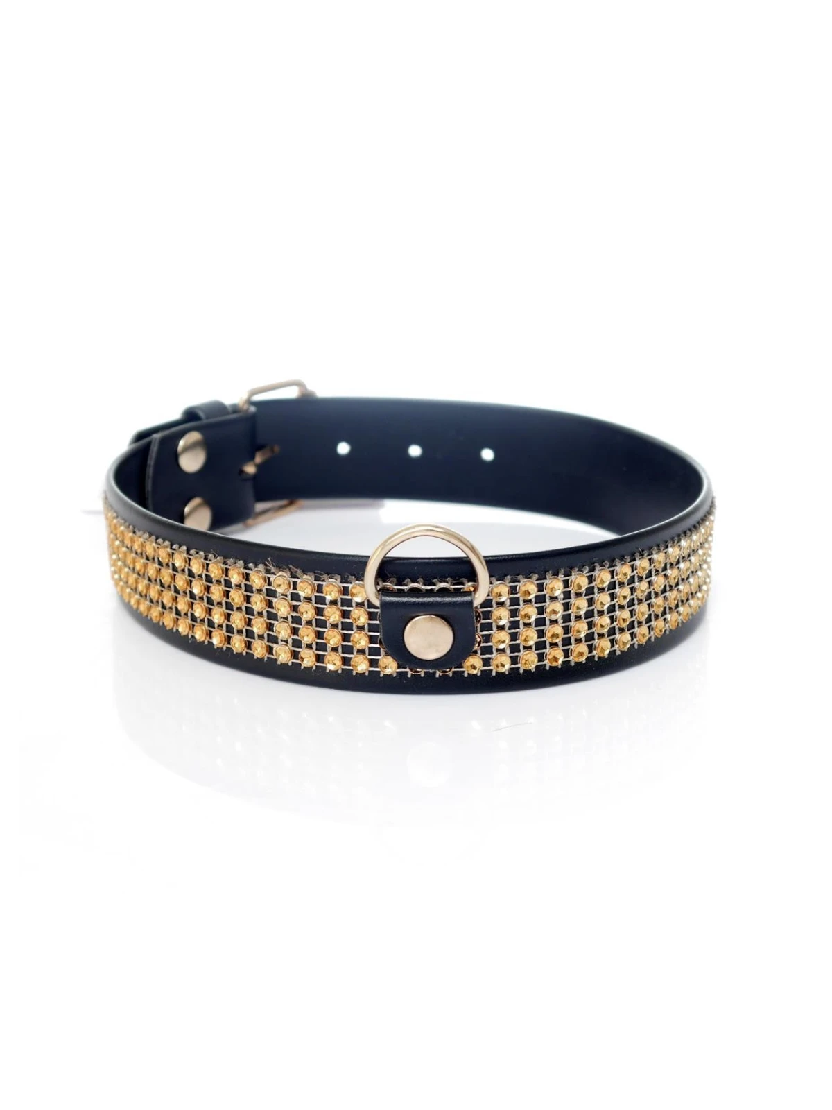 Obojok COLLAR CRYSTALS GOLD 3cm