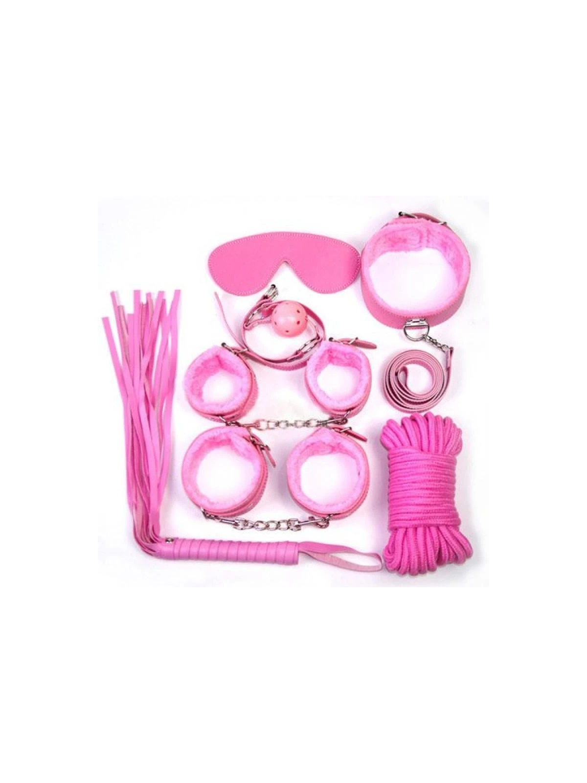 Sada TOYZ4LOVERS BDSM BONDAGE KIT ružová