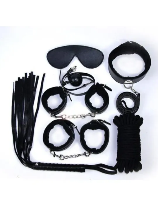 Sada TOYZ4LOVERS BDSM BONDAGE KIT čierna