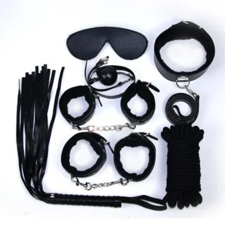 Sada TOYZ4LOVERS BDSM BONDAGE KIT čierna