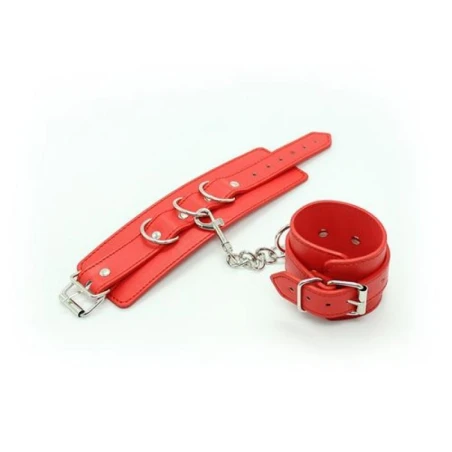 Putá CUFFS BELT RED