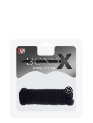 Bondage lano BONDX LOVE ROPE 5M BLACK