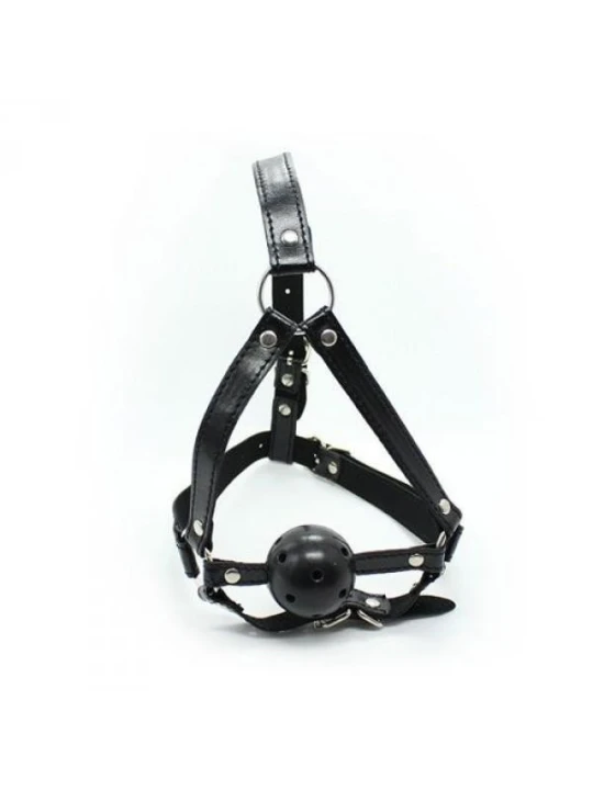 Náustok s popruhmi HEAD HARNESS + BALL GAG