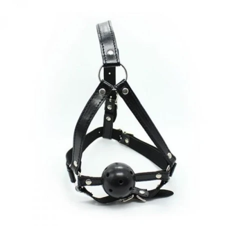 Náustok s popruhmi HEAD HARNESS + BALL GAG