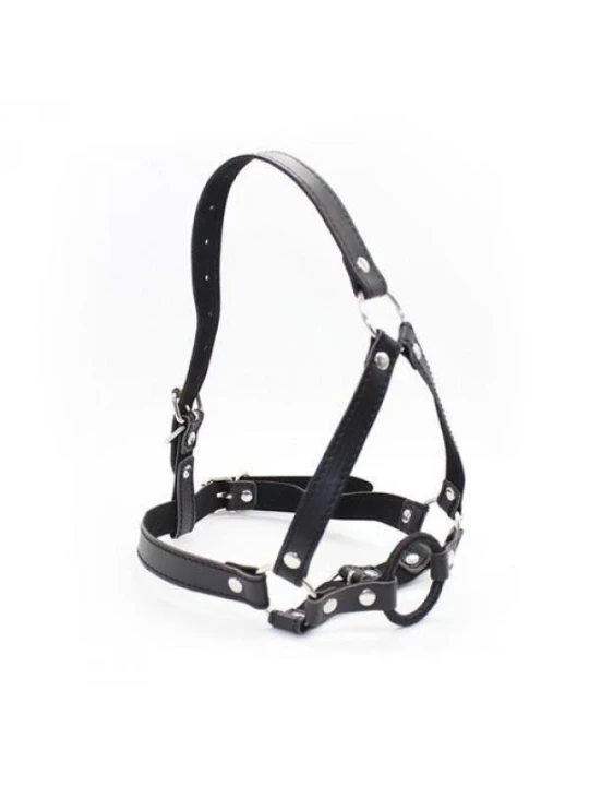 Náustok s popruhmi HEAD HARNESS + RING GAG