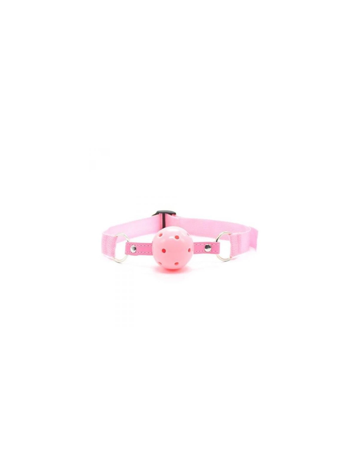 Náustok BREATH HOLE BALL GAG PINK