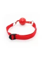 Náustok BREATH HOLE BALL GAG RED