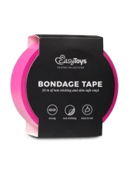 Páska na bondage EASYTOYS BONDAGE TAPE PINK 20m