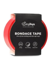 Páska na bondage EASYTOYS BONDAGE TAPE RED 20m