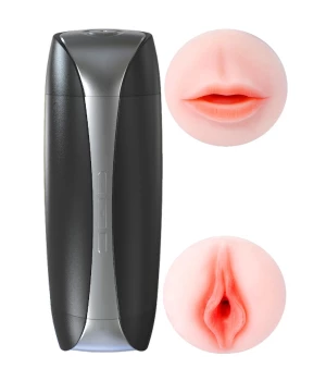 Vibračná vagína a ústa SUSAN Double Delight 2.0