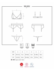 Súprava spodnej bielizne OBSESSIVE 810-SEG-2