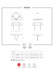 Súprava spodnej bielizne OBSESSIVE 838-SEG-3