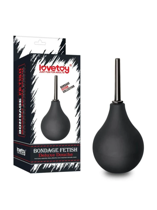 Análna sprcha (klystýr) LOVETOY Bondage Fetish Deluxe Douche Black