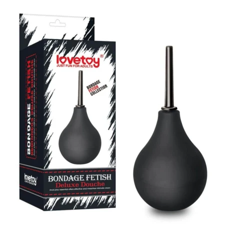 Análna sprcha (klystýr) LOVETOY Bondage Fetish Deluxe Douche Black