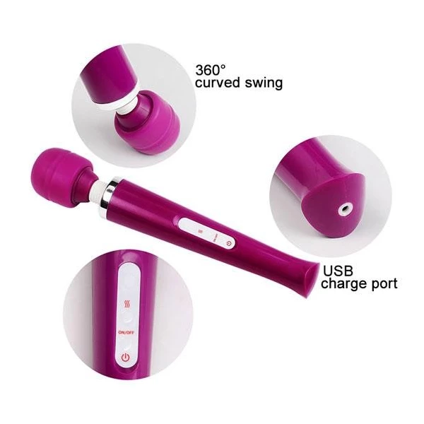 Masážny vibrátor Magic Massager Wand USB 10 Function