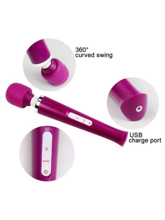 Masážny vibrátor Magic Massager Wand USB 10 Function