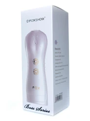 Multifunkčný masturbátor VIBRATING and FLASHING MASTURBATION CUP-TALK MODE