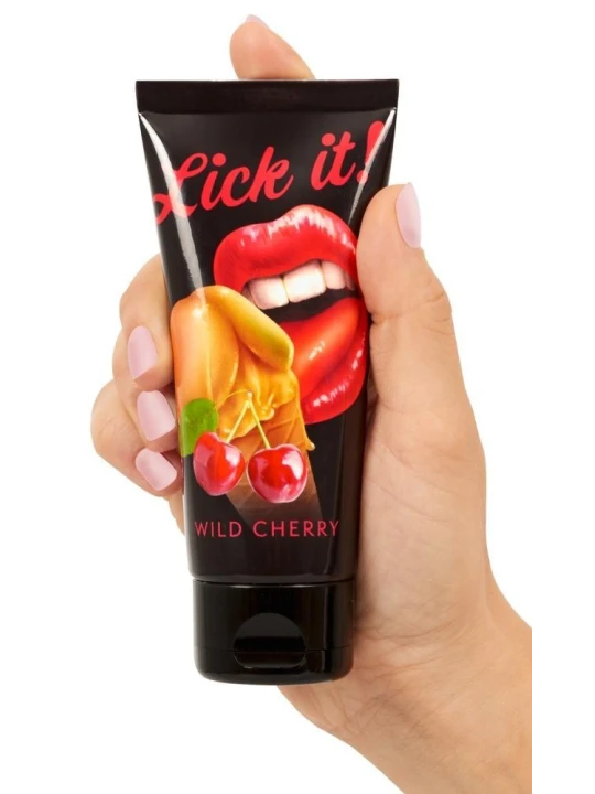 Gél na orálny sex LICK IT 100ml divoká čerešňa