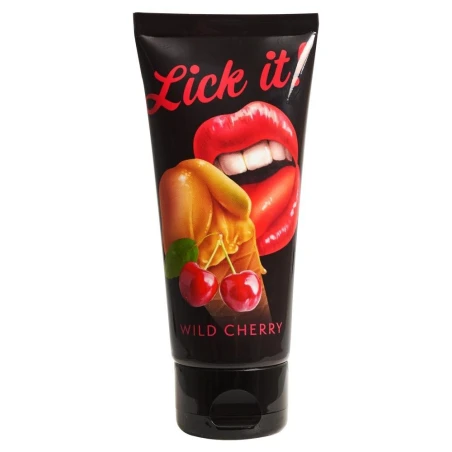 Gél na orálny sex LICK IT 100ml divoká čerešňa