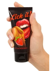 Gél na orálny sex LICK IT 100ml jahoda