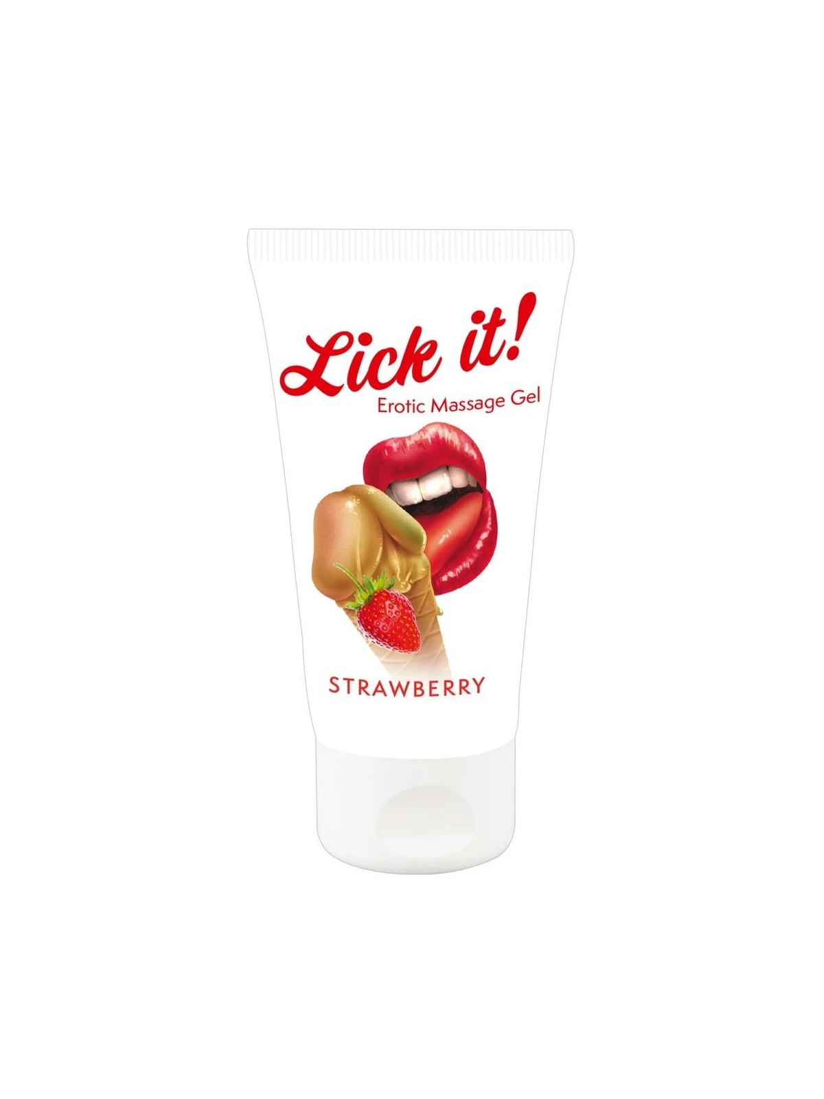 Gél na orálny sex LICK IT 50ml jahoda